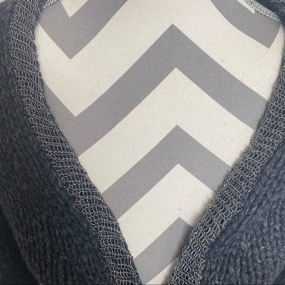 Duffy Wool Cashmere Metallic Cardigan Sweater - Picture 3 of 4